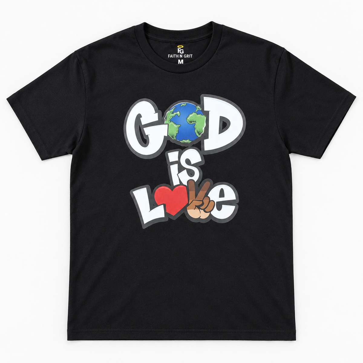 God Is Love Christian Graphic Tee | Unisex Faith T-Shirt